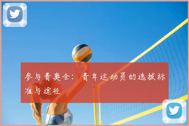 参与青奥会:青年运动员的选拔标准与途径